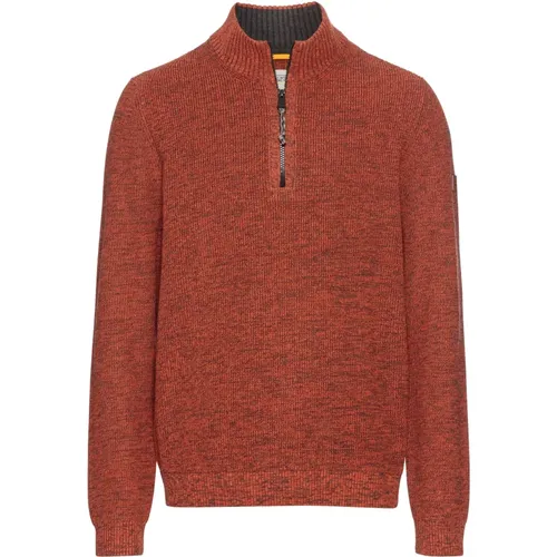 Baumwollmischung Strickpullover , Herren, Größe: XL - camel active - Modalova