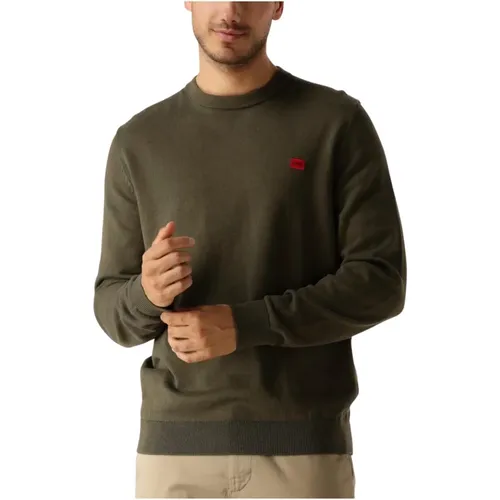 Grüner vielseitiger Pullover für Herren , Herren, Größe: XL - Hugo Boss - Modalova