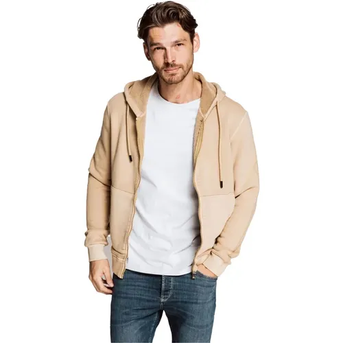 Sweatjacket Lenn Braun , male, Sizes: M, 2XL, XL, L - Zhrill - Modalova