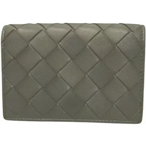 Pre-owned Leather wallets , female, Sizes: ONE SIZE - Bottega Veneta Vintage - Modalova