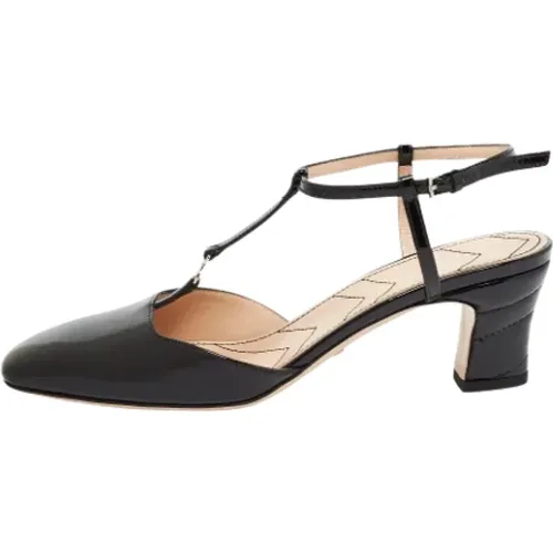 Pre-owned Leather heels , female, Sizes: 4 UK - Gucci Vintage - Modalova