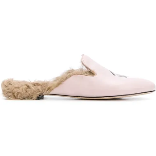 Rosa Leder Loafers Flirting Modell - Chiara Ferragni Collection - Modalova