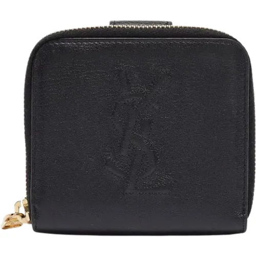 Pre-owned Leather wallets , female, Sizes: ONE SIZE - Yves Saint Laurent Vintage - Modalova