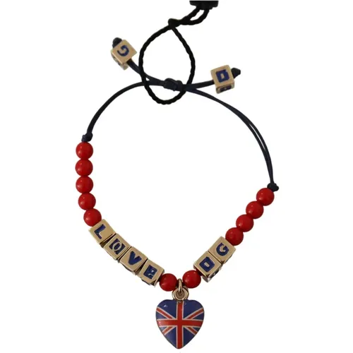 DG Loves London Armband - Blau Rot - Dolce & Gabbana - Modalova