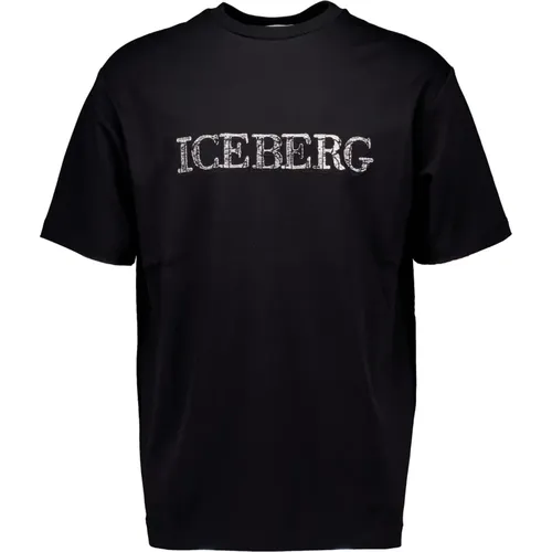 T-Shirts , male, Sizes: S, XL, M, L, 2XL - Iceberg - Modalova