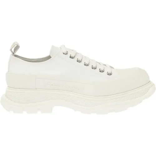 Plateau-Sneakers mit Logo , Damen, Größe: 41 1/2 EU - alexander mcqueen - Modalova