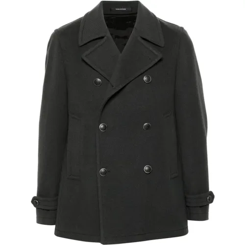 Double-Breasted Wool Blend Jacket , male, Sizes: 2XL, L, XL, S, M - Tagliatore - Modalova