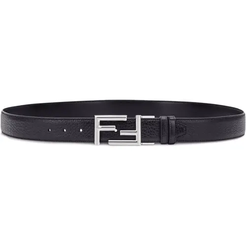 Reversible Leather Belt , unisex, Sizes: ONE SIZE - Fendi - Modalova