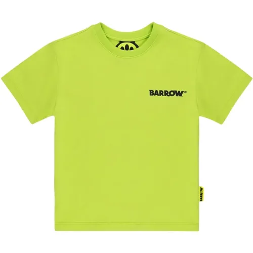 Grünes Kinder T-Shirt mit Smile Logo - Barrow - Modalova