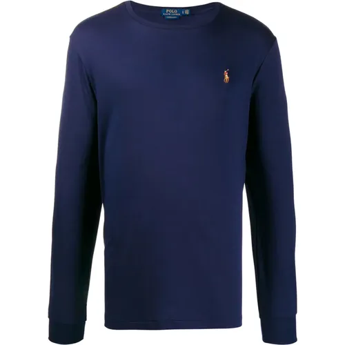 Long-sleeve t-shirt , male, Sizes: M, XL, 2XL - Ralph Lauren - Modalova