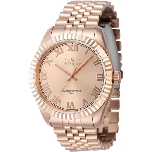 Rose Gold Quartz Watch Specialty Collection , male, Sizes: ONE SIZE - Invicta Watches - Modalova