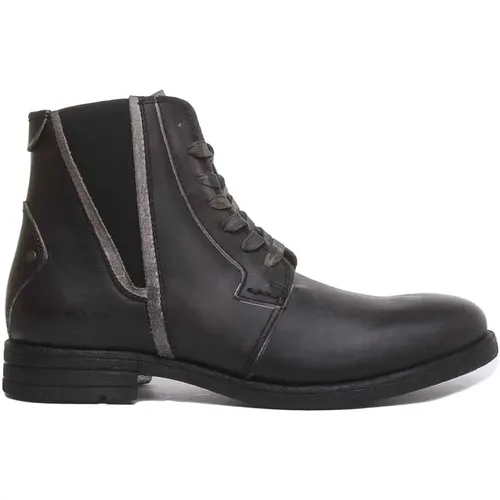 Chelsea Design Leather Boots , male, Sizes: 7 UK, 9 UK, 8 UK - Replay - Modalova
