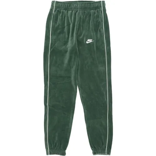 Chenille Tracksuit Pants Fir/White , male, Sizes: XS, M, S - Nike - Modalova