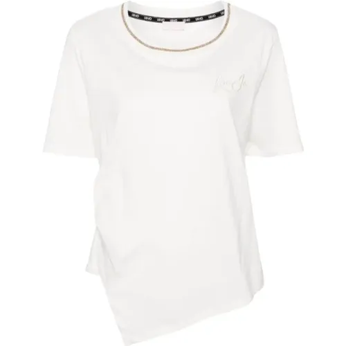 Short Sleeve T-Shirt , female, Sizes: S, XS, L - Liu Jo - Modalova