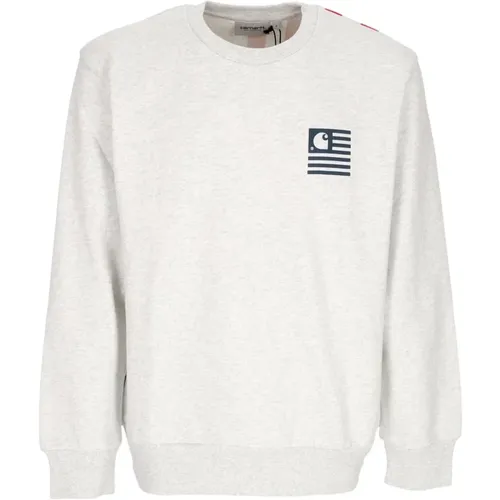 Leichter Crewneck Sweatshirt Coast State , Herren, Größe: XL - Carhartt WIP - Modalova