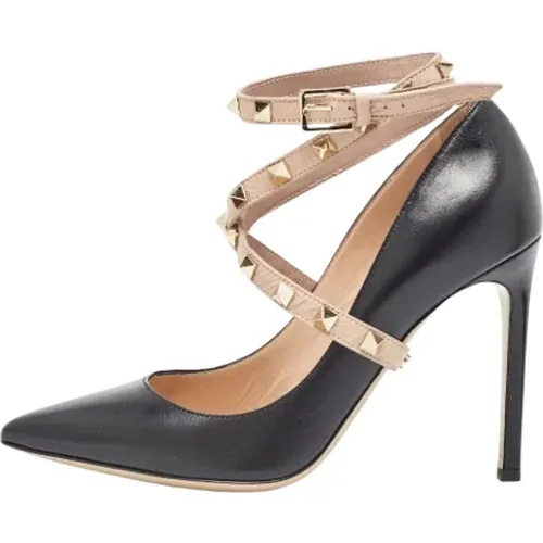 Pre-owned Leather heels , female, Sizes: 4 UK - Valentino Vintage - Modalova