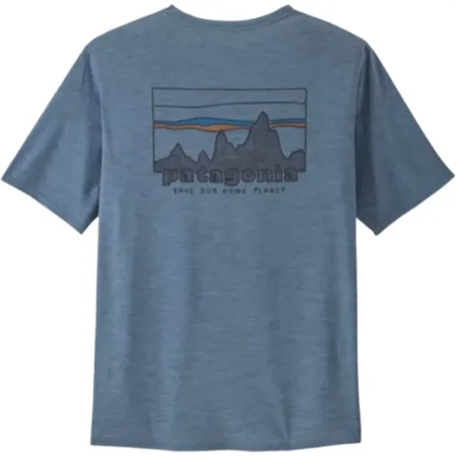 Cool Daily Grafikshirt '73 Skyline , Herren, Größe: XL - Patagonia - Modalova