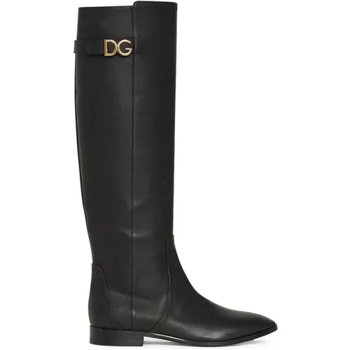 Womens Shoes Ankle Boots Ss22 , female, Sizes: 4 UK - Dolce & Gabbana - Modalova