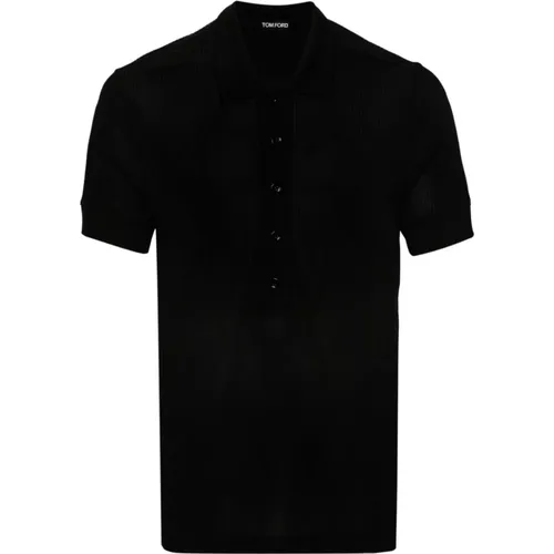Mens Clothing T-Shirts Polos Ss24 , male, Sizes: M - Tom Ford - Modalova