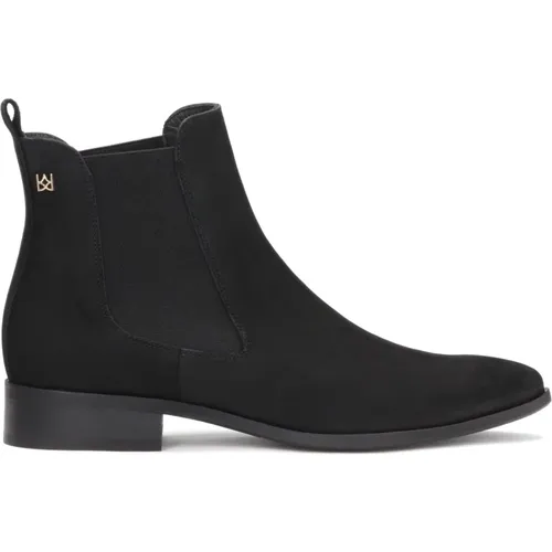 Schwarze Chelsea-Stiefel für Damen , Damen, Größe: 37 EU - Kazar - Modalova