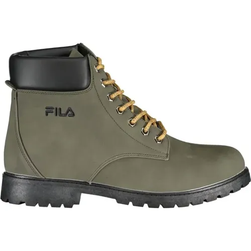 Lace-Up Boots with Contrast Embroidery , male, Sizes: 10 UK, 8 UK, 6 UK - Fila - Modalova