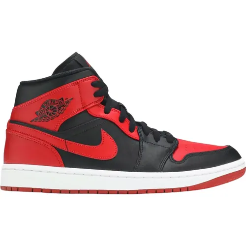 Limitierte Auflage Air Jordan 1 Mid , Herren, Größe: 45 1/2 EU - Nike - Modalova