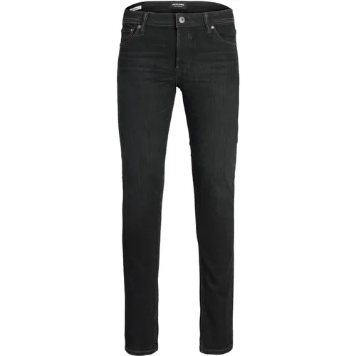 Classic Slim Fit Tapered Leg Jeans , male, Sizes: W34 L30, W31 L34, W30 L32, W29 L32, W30 L34, W31 L32, W32 L30, W34 L34, W33 L30, W34 L32, W33 L34, W - jack & jones - Modalova