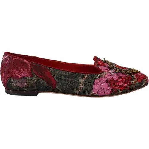 Slip On Schuhe mit Heiligem Herz - Dolce & Gabbana - Modalova