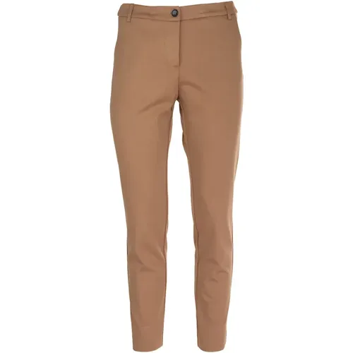 Milano Chino Hose mit Taschen , Damen, Größe: XL - Vicario Cinque - Modalova