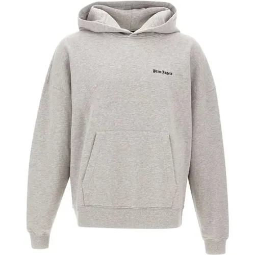 Stilvolle Graue Pullover für Männer , Herren, Größe: L - Palm Angels - Modalova