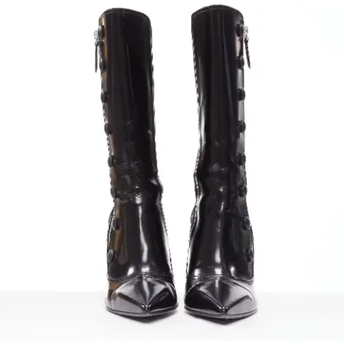 Pre-owned Leder boots - Alexander McQueen Pre-owned - Modalova