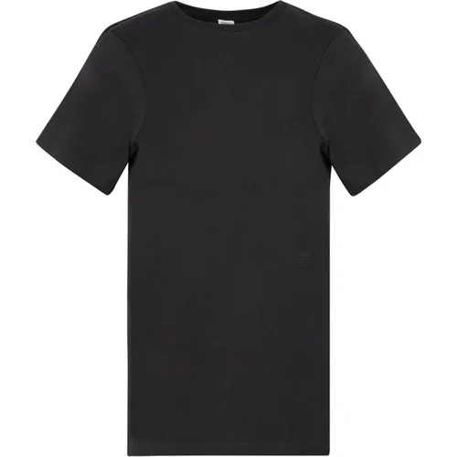 Curved Seam Tee , female, Sizes: S, XS, M - TotêMe - Modalova