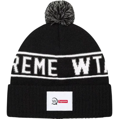 Limited Edition Beanie with Jacquard Logos , unisex, Sizes: ONE SIZE - Supreme - Modalova