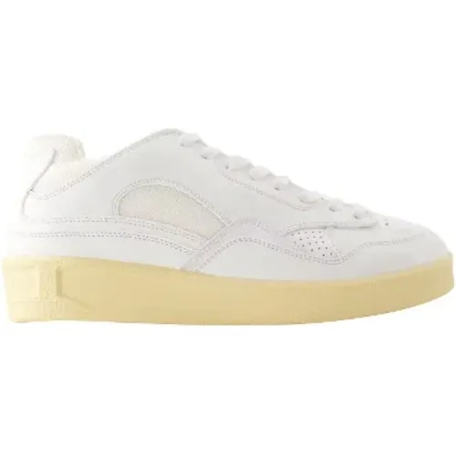 Round Toe Leather Sneakers , female, Sizes: 9 UK - Jil Sander - Modalova