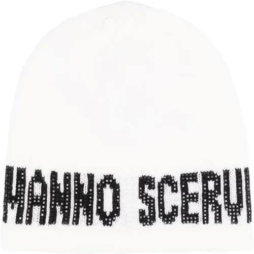 Weiße Hüte & Mützen für Frauen , Damen, Größe: ONE Size - Ermanno Scervino - Modalova