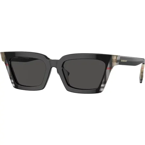 Klassische Schwarze Sonnenbrille Be4392U Briar,Klassisches britisches Design Sonnenbrille - Burberry - Modalova
