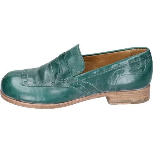 Vintage Leather Loafers for Women , female, Sizes: 4 UK - Moma - Modalova