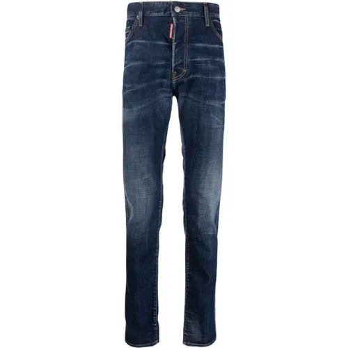 Blaue Stylische Hose , Herren, Größe: L - Dsquared2 - Modalova