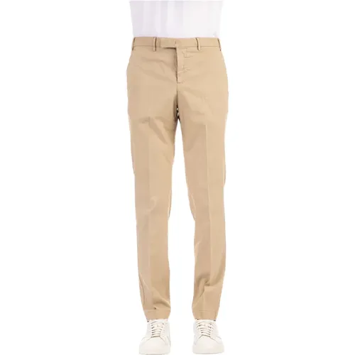 Twill Stretch Cotton Trousers , male, Sizes: XL - PT Torino - Modalova