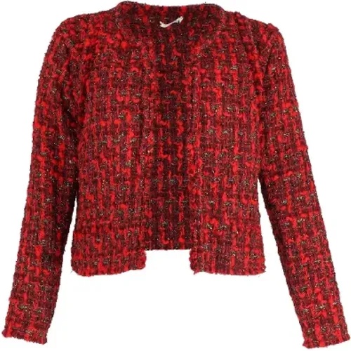 Rote Woll-Bouclé-Tweed-Jacke IRO - IRO - Modalova