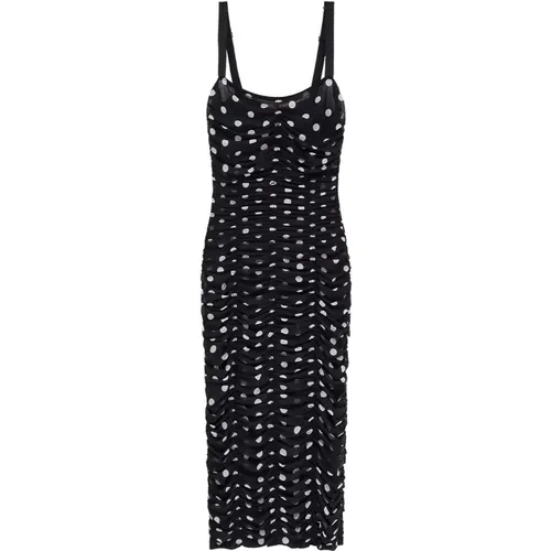 Schwarzes Kleid mit Reißverschluss - Dolce & Gabbana - Modalova