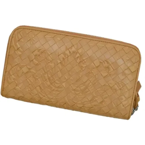 Pre-owned Leather wallets , female, Sizes: ONE SIZE - Bottega Veneta Vintage - Modalova