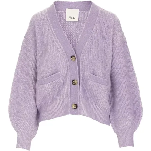 Stylischer Cardigan für Frauen , Damen, Größe: L - allude - Modalova