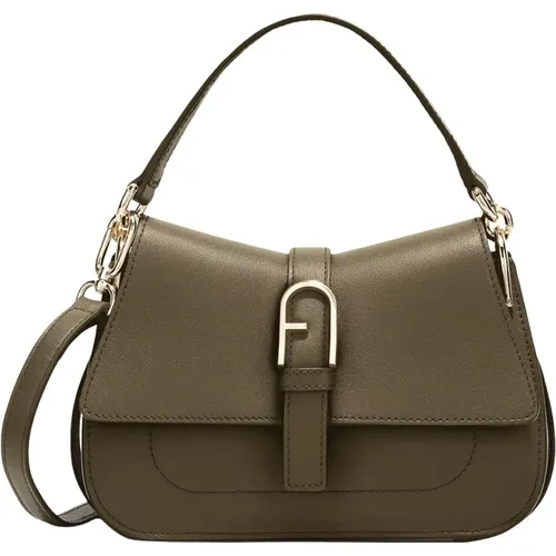 Handbags,Flow Mini Tasche mit Bogenverschluss,Flow Top Handle Mini Tasche,Avena Mini Top Handle Tasche - Furla - Modalova