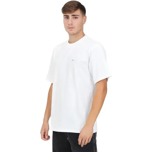 Weiße Kurzarm-T-Shirt Clancy , Herren, Größe: L - Dickies - Modalova