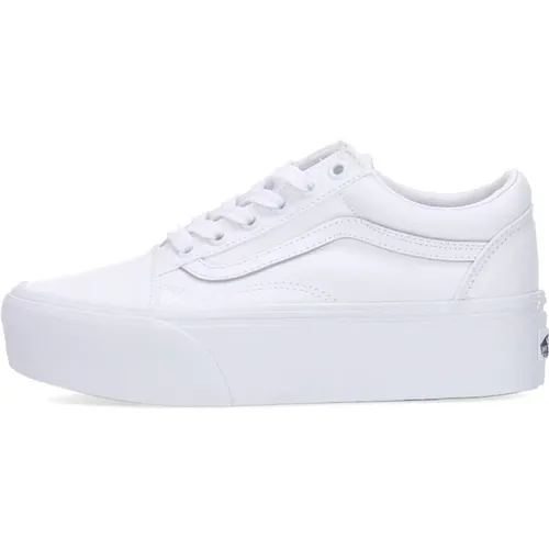 Stackform Weißer Low-Top Sneaker Damen , Damen, Größe: 38 1/2 EU - Vans - Modalova