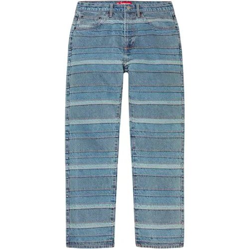 Schichtige Blaue Jeans Supreme - Supreme - Modalova