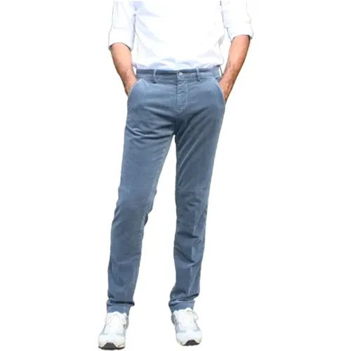 Slim Fit Velvet Cotton Chino Pants , male, Sizes: XS, 2XL - Mason's - Modalova