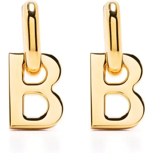 B-Logo XS-Ohrringe Balenciaga - Balenciaga - Modalova