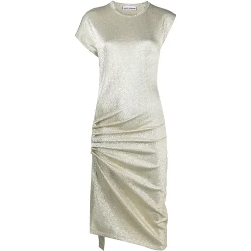 Silber Gold Mid Länge Kleid , Damen, Größe: XS - Paco Rabanne - Modalova